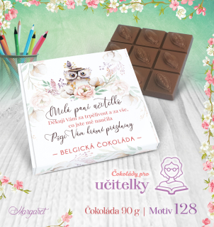 Belgická čokoláda 90 g | Motiv 128